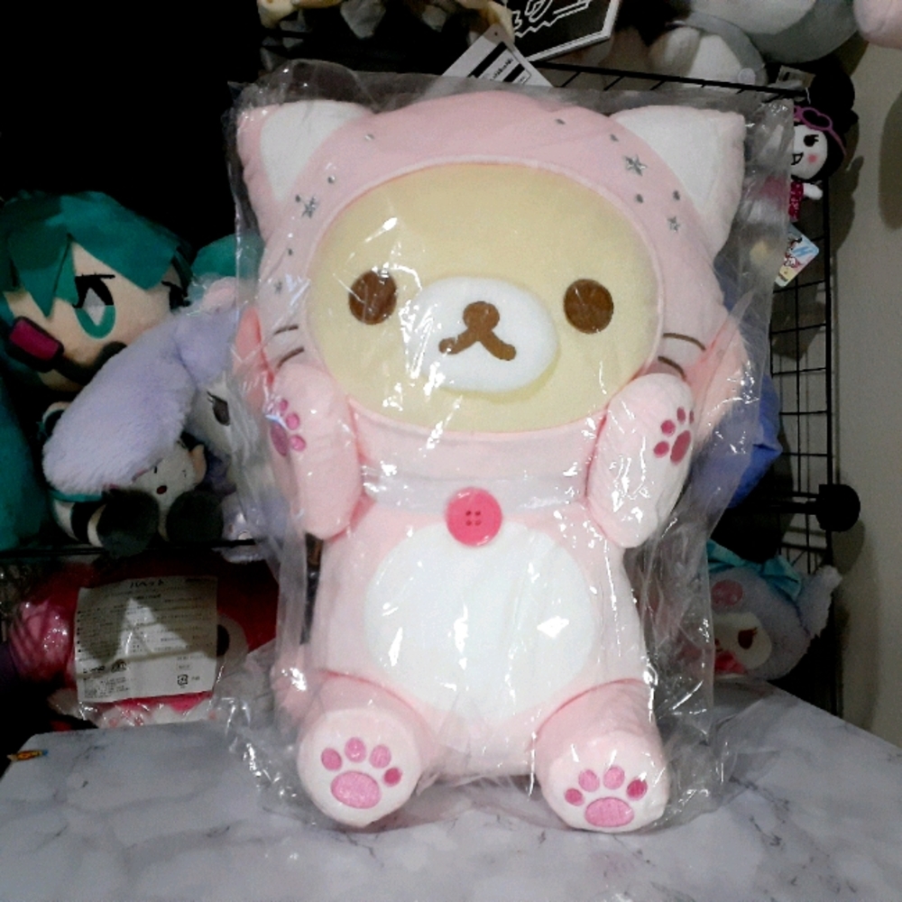 Rilakkuma and Cute Cats Korilakkuma Plush